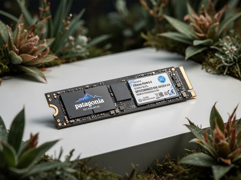 Photo d’un SSD M.2 installé sur une carte mère, dissipateur thermique visible